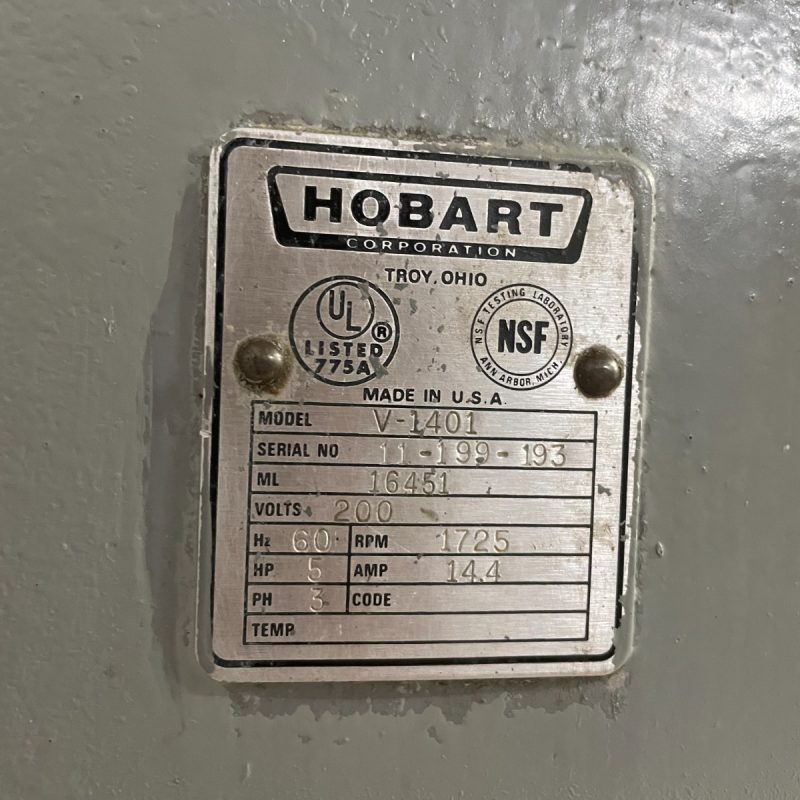 Hobart V1401 Mixer With Paddle Attachment - Image 9