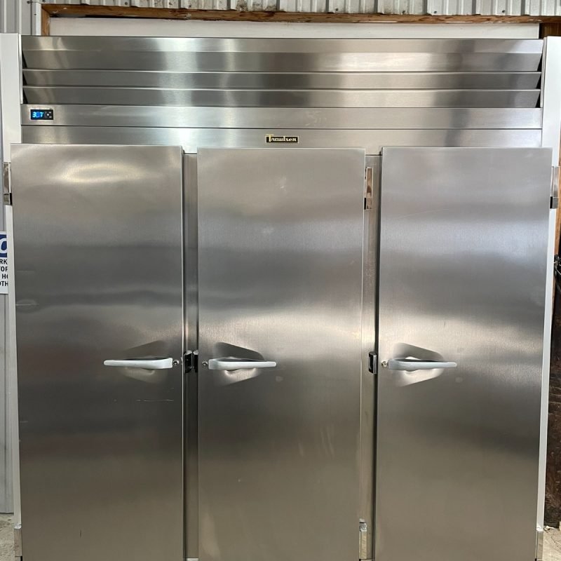 New-2020 Traulsen G30010 3 Door Reach-in Refrigerator on Casters