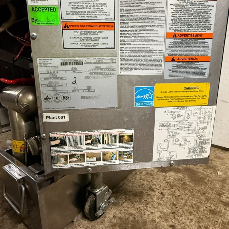 Pitco SFSSH55 Solstice Supreme Deep Fryer with Grease Filtration System - Image 11
