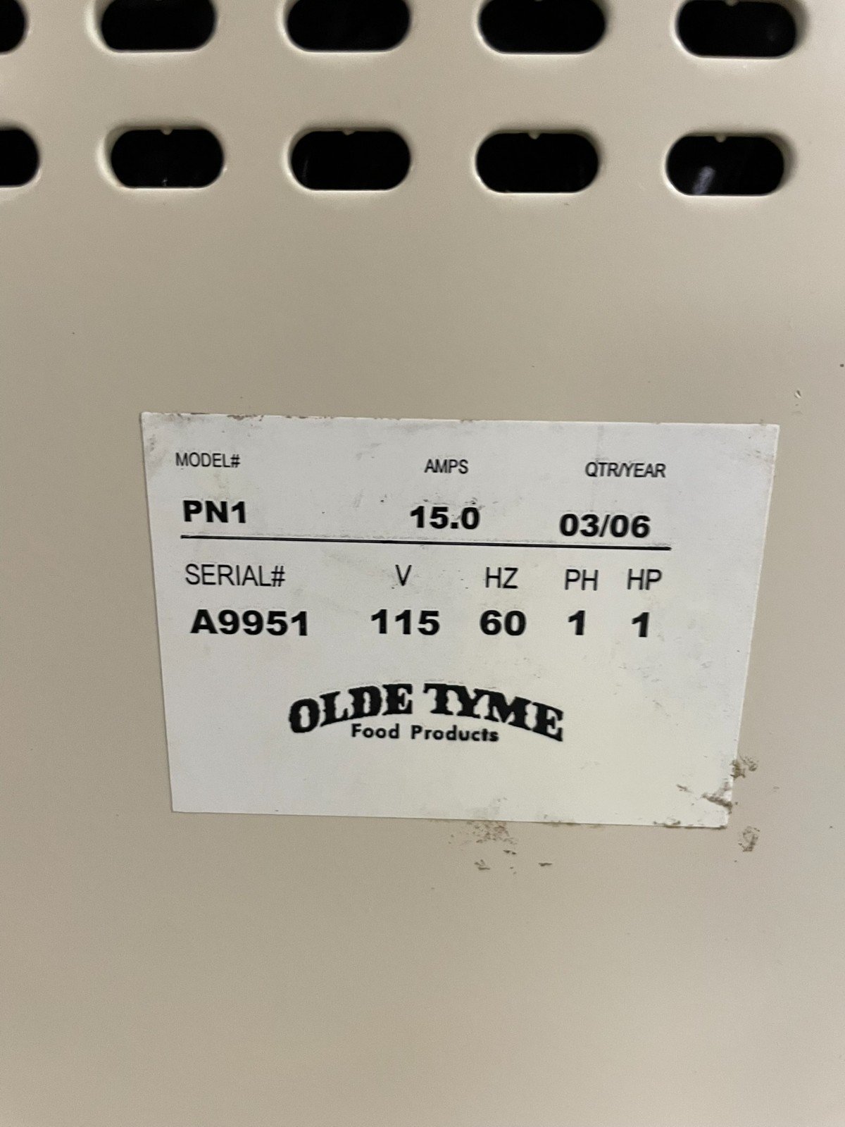 2006 Olde Tyme Peanut Butter Machine - Image 14