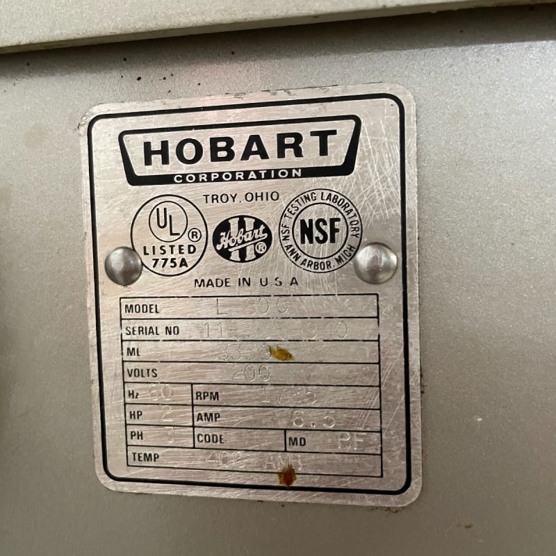 Hobart L800 80 Quart Mixer with Bowl and Attachments - Image 6