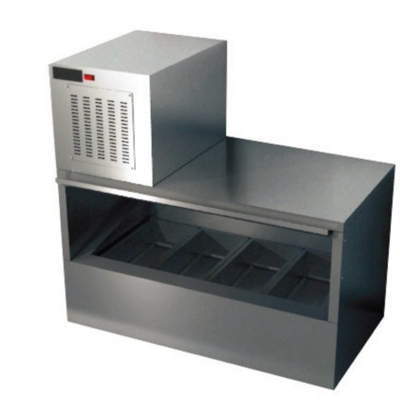 New Randell CR9046M-CFA-R Pan Countertop Rail with Condenser