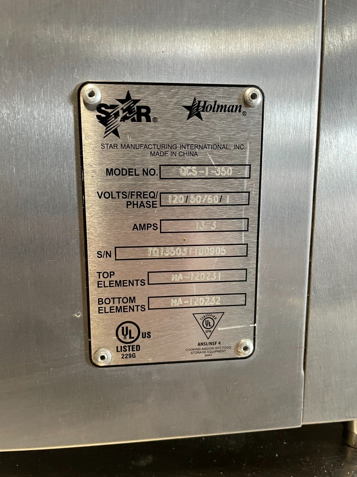 Star QCS1-350 13" Electric Conveyor Toaster - Image 13