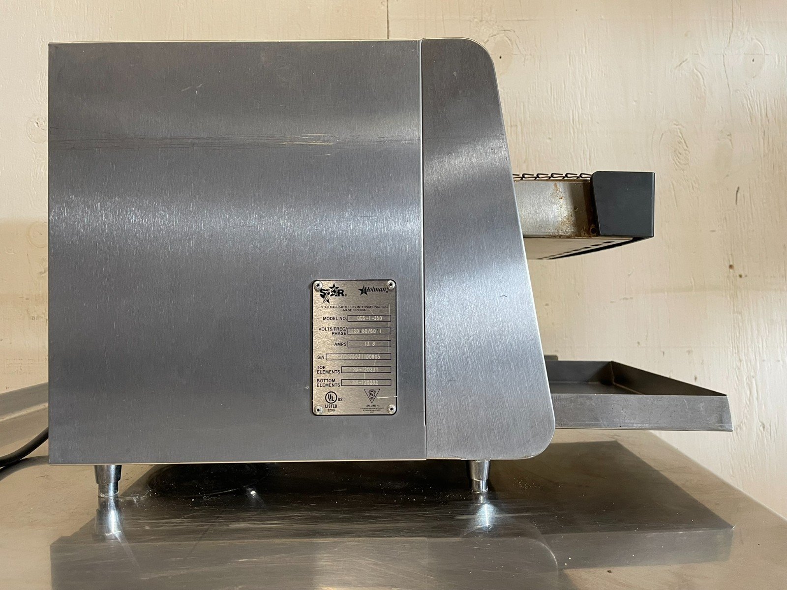Star QCS1-350 13" Electric Conveyor Toaster - Image 10