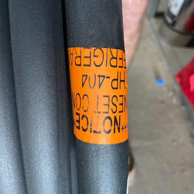 New Black Insulated Pre-Charged HP-404 Refrigerant Line Set - Image 6