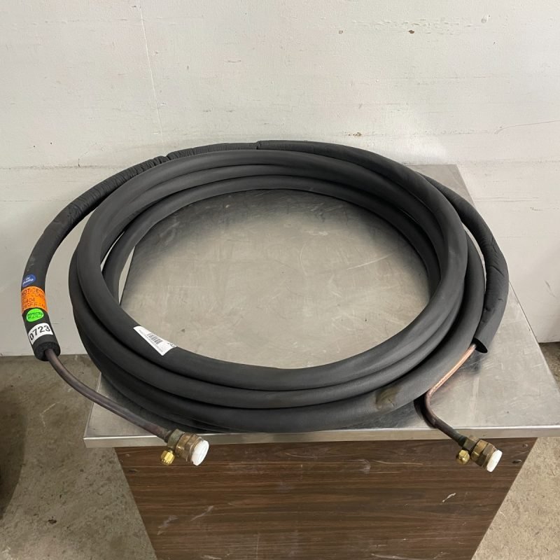 New Black Insulated Pre-Charged HP-404 Refrigerant Line Set