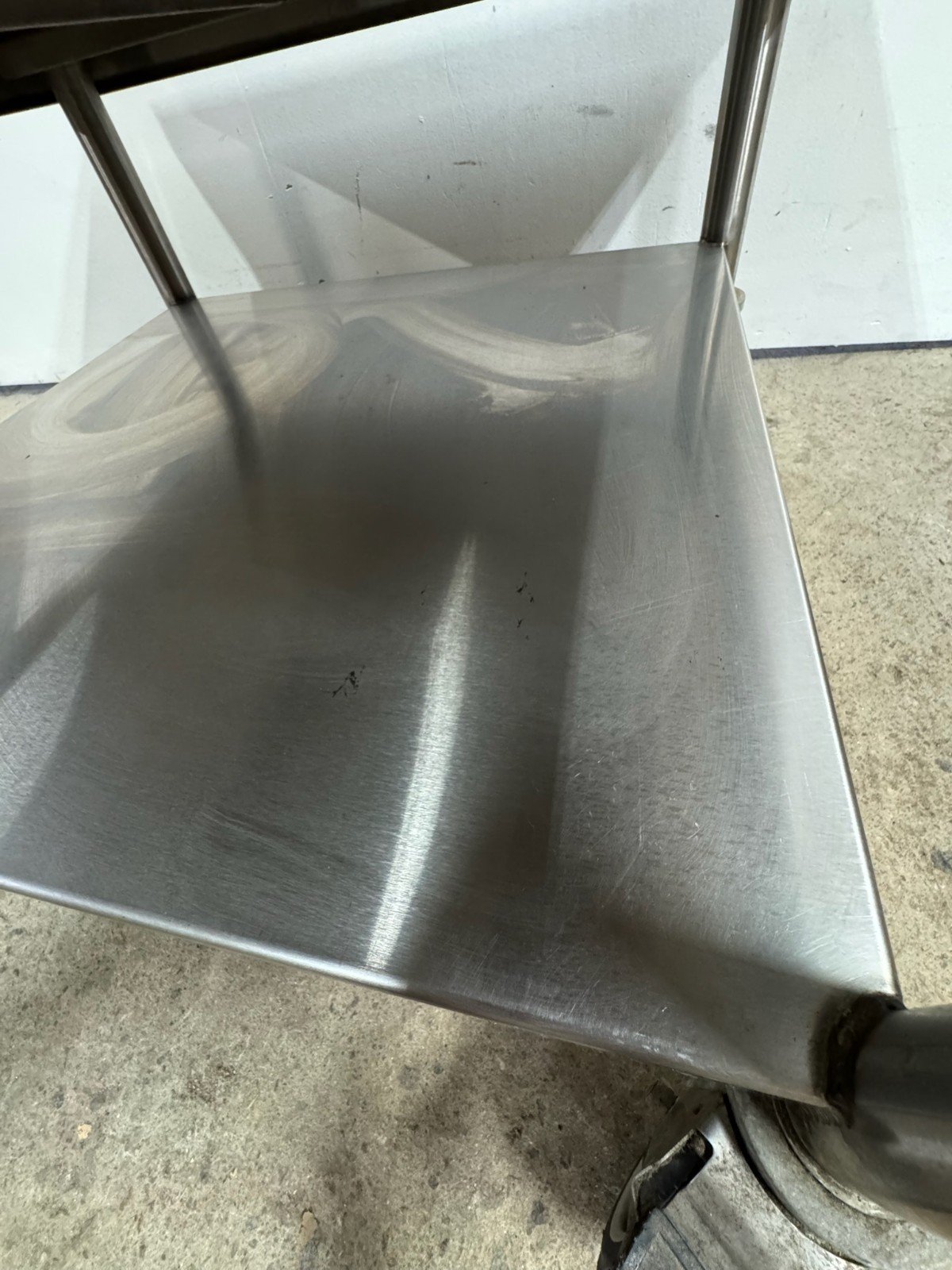 Stainless Steel Equipment Stand on Casters - Image 8