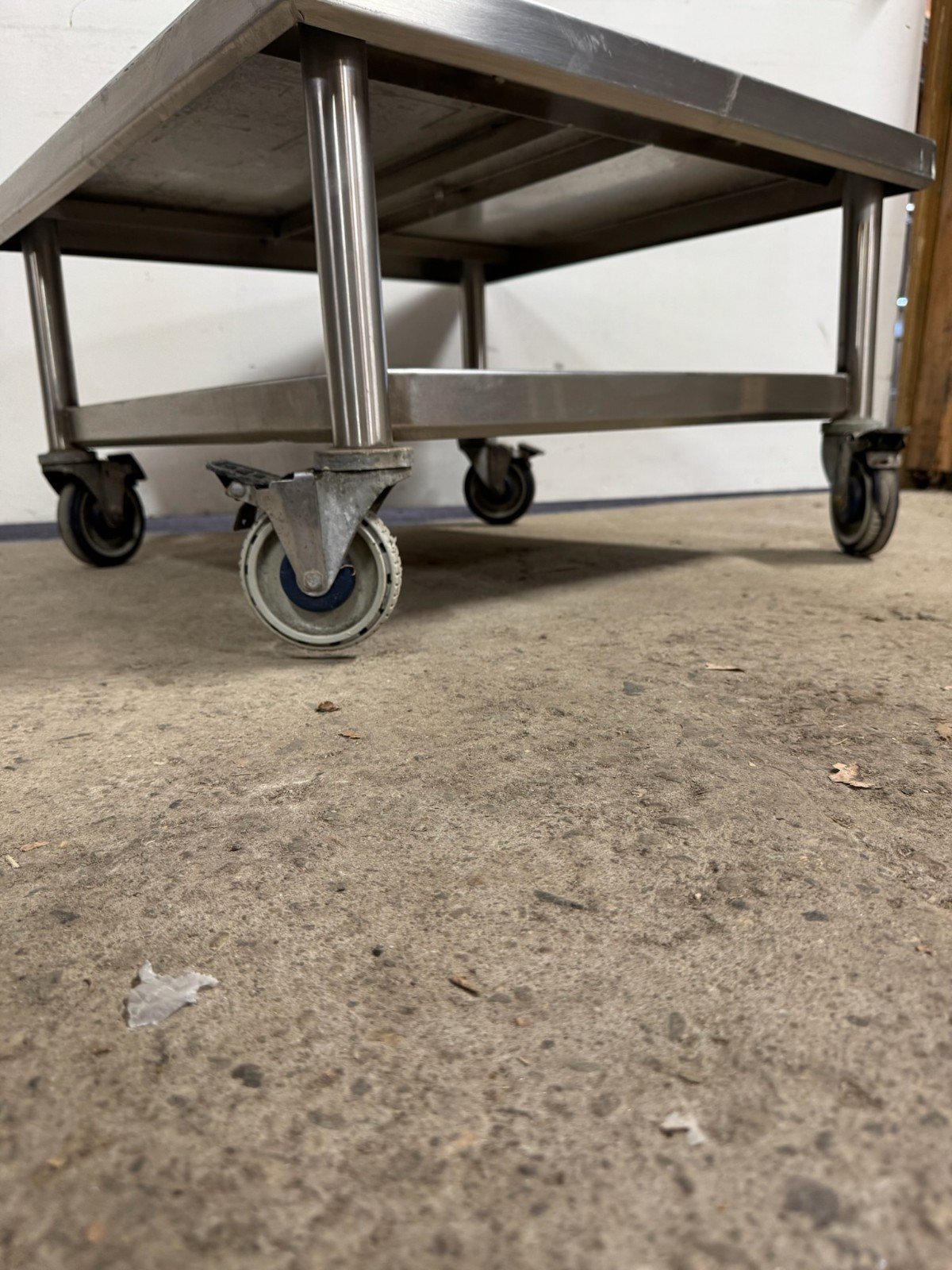 Stainless Steel Equipment Stand on Casters - Image 10