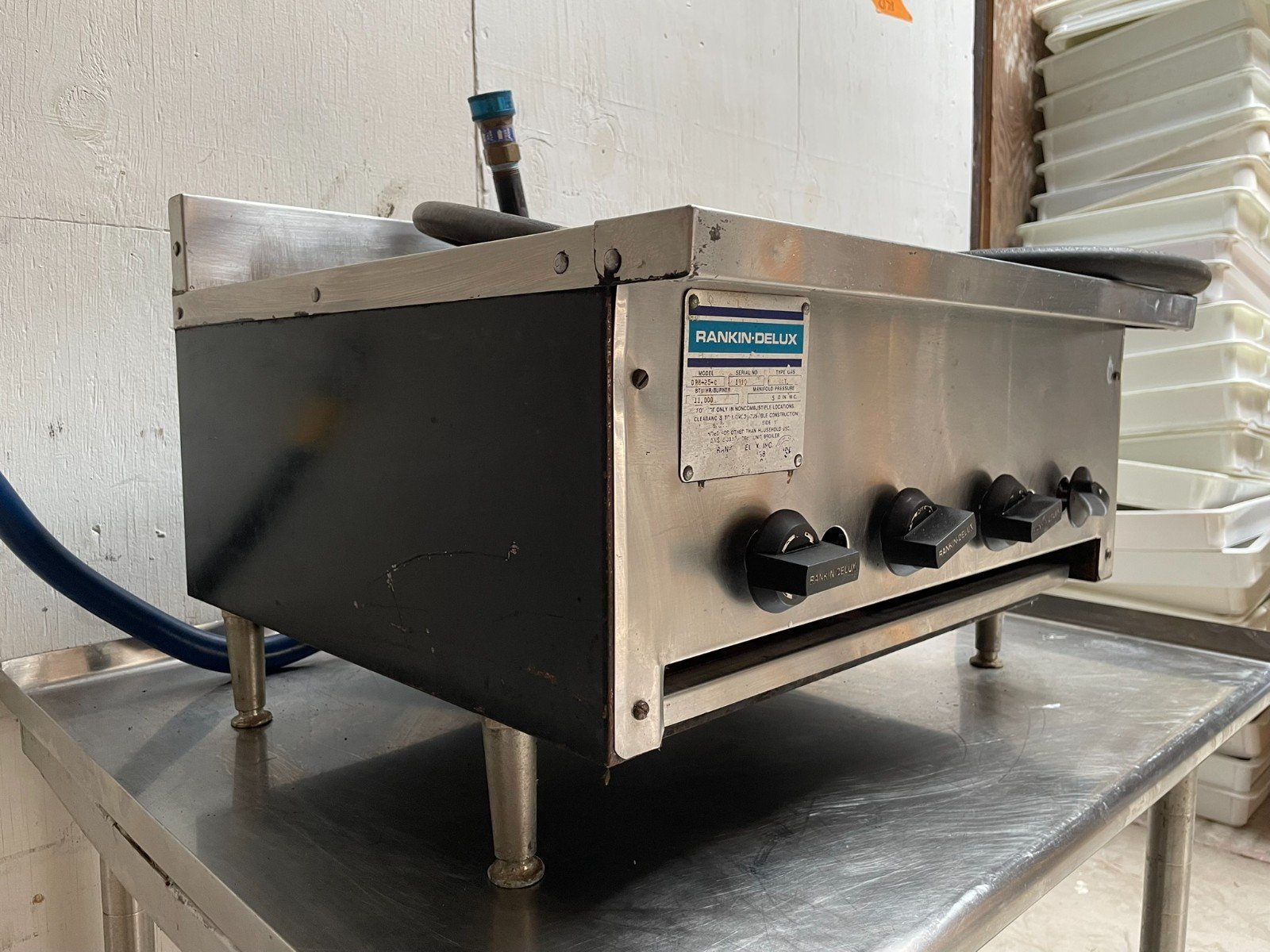 Rankin-Delux DRB-25-C Radiant Charbroiler Propane - Image 4