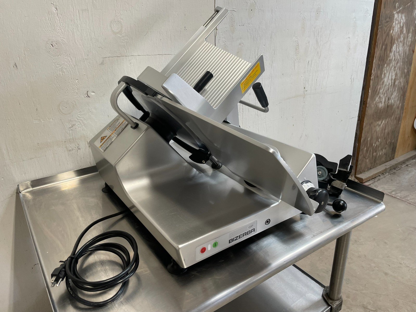 Bizerba SE-12 Manual GSP H Deli Slicer with Sharpener - Image 5