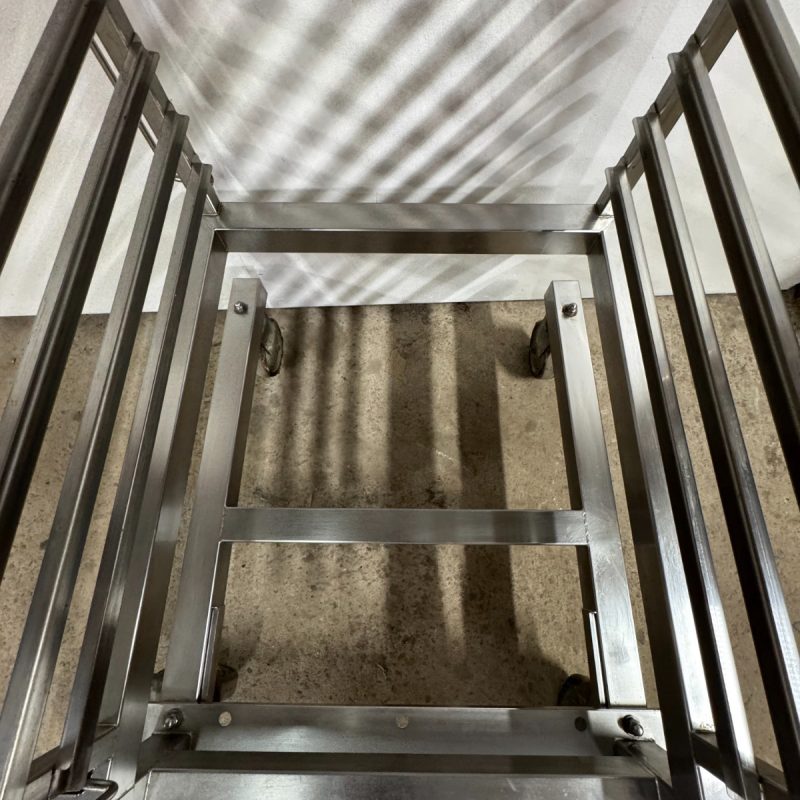 Stainless Steel 12 Tier Roll-In Rack on Casters - Image 13