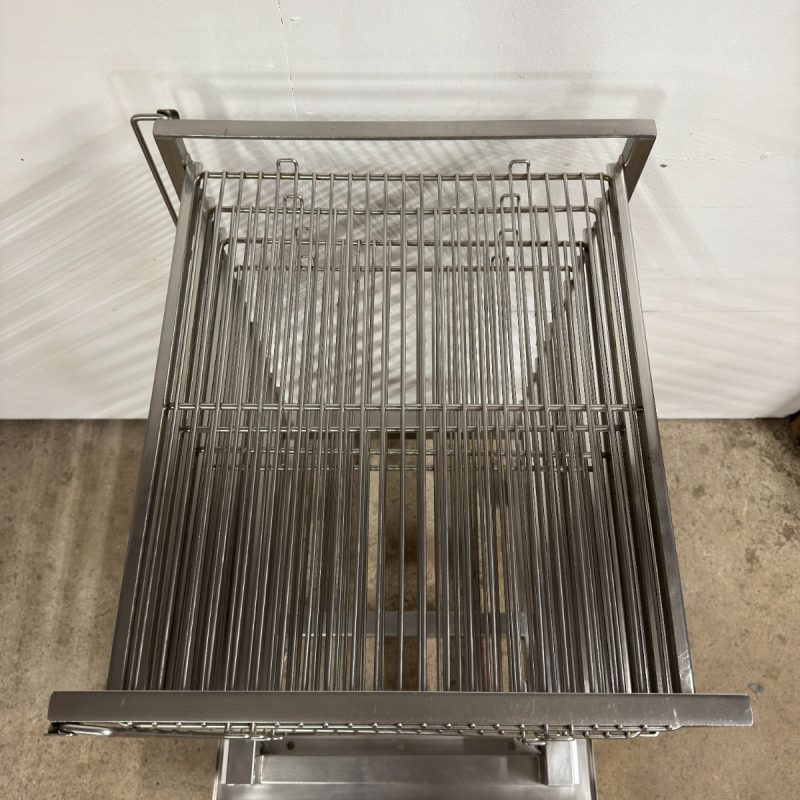 Stainless Steel 12 Tier Roll-In Rack on Casters - Image 6