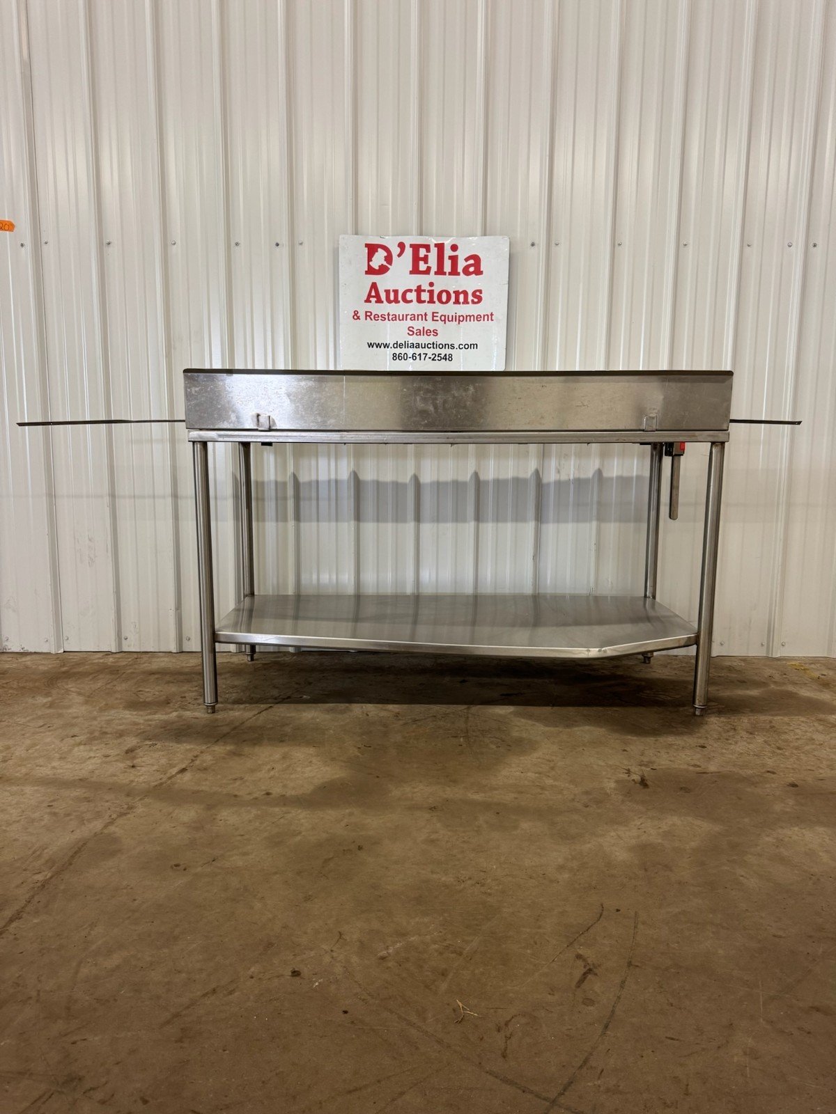 Stainless Steel Table with Cutting Board Top - Image 12