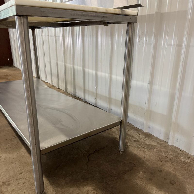 Stainless Steel Table with Cutting Board Top - Image 4