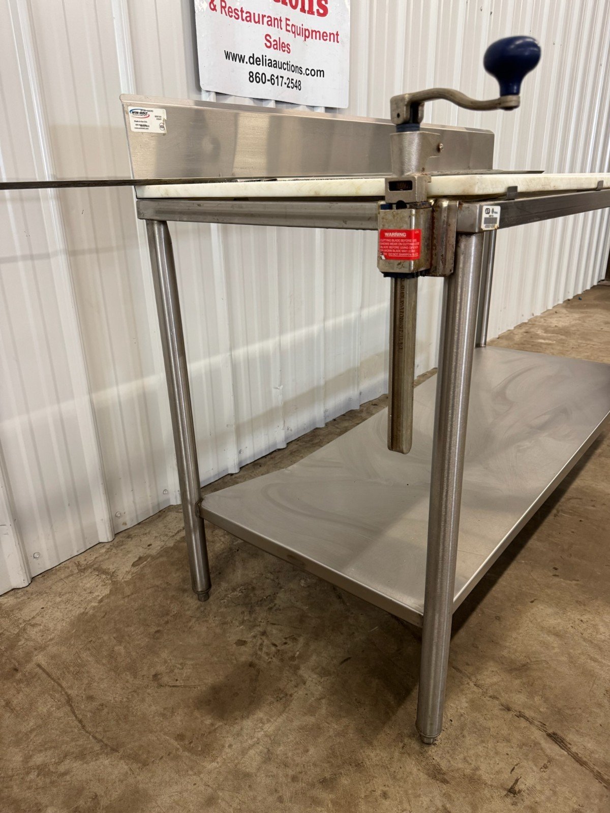 Stainless Steel Table with Cutting Board Top - Image 5