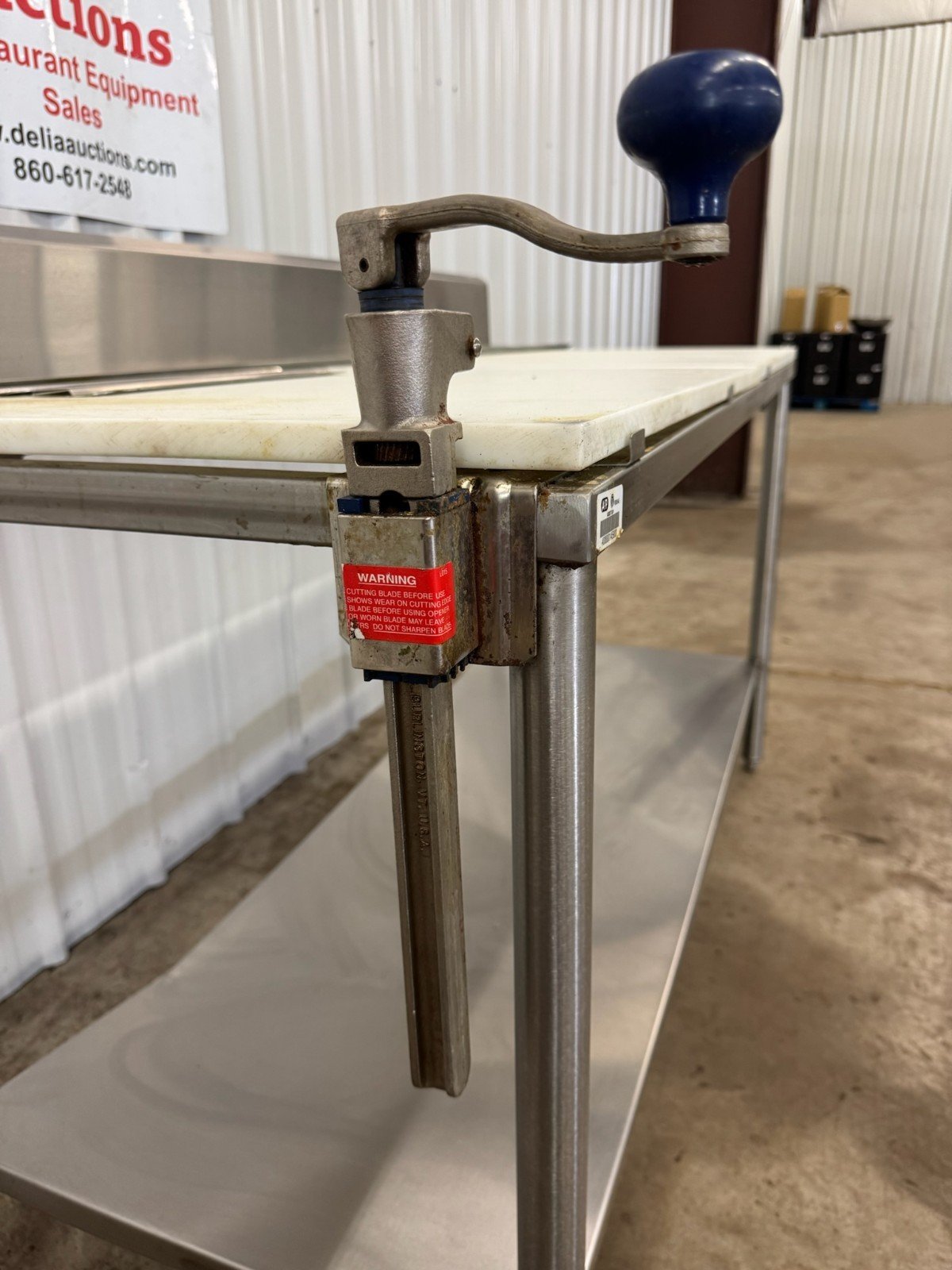 Stainless Steel Table with Cutting Board Top - Image 9