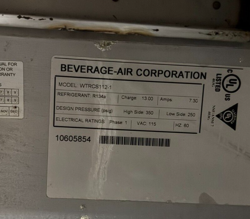 2013 Beverage Air WTRCS112-1 6-Drawer Chef Base Refrigerator on Casters - Image 14