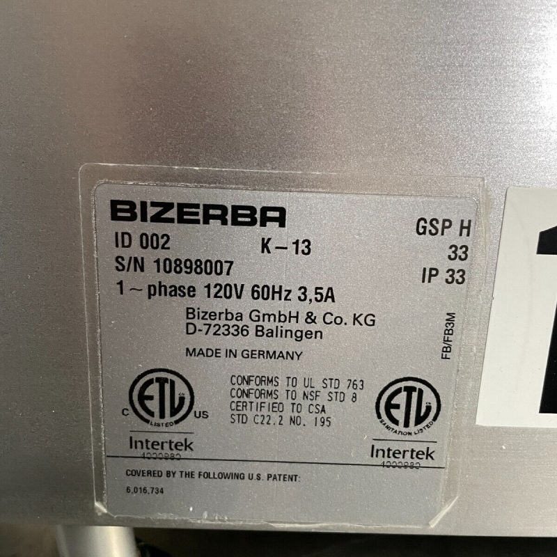 Bizerba GSP-H Deli Slicer w/ Sharpener - Image 8