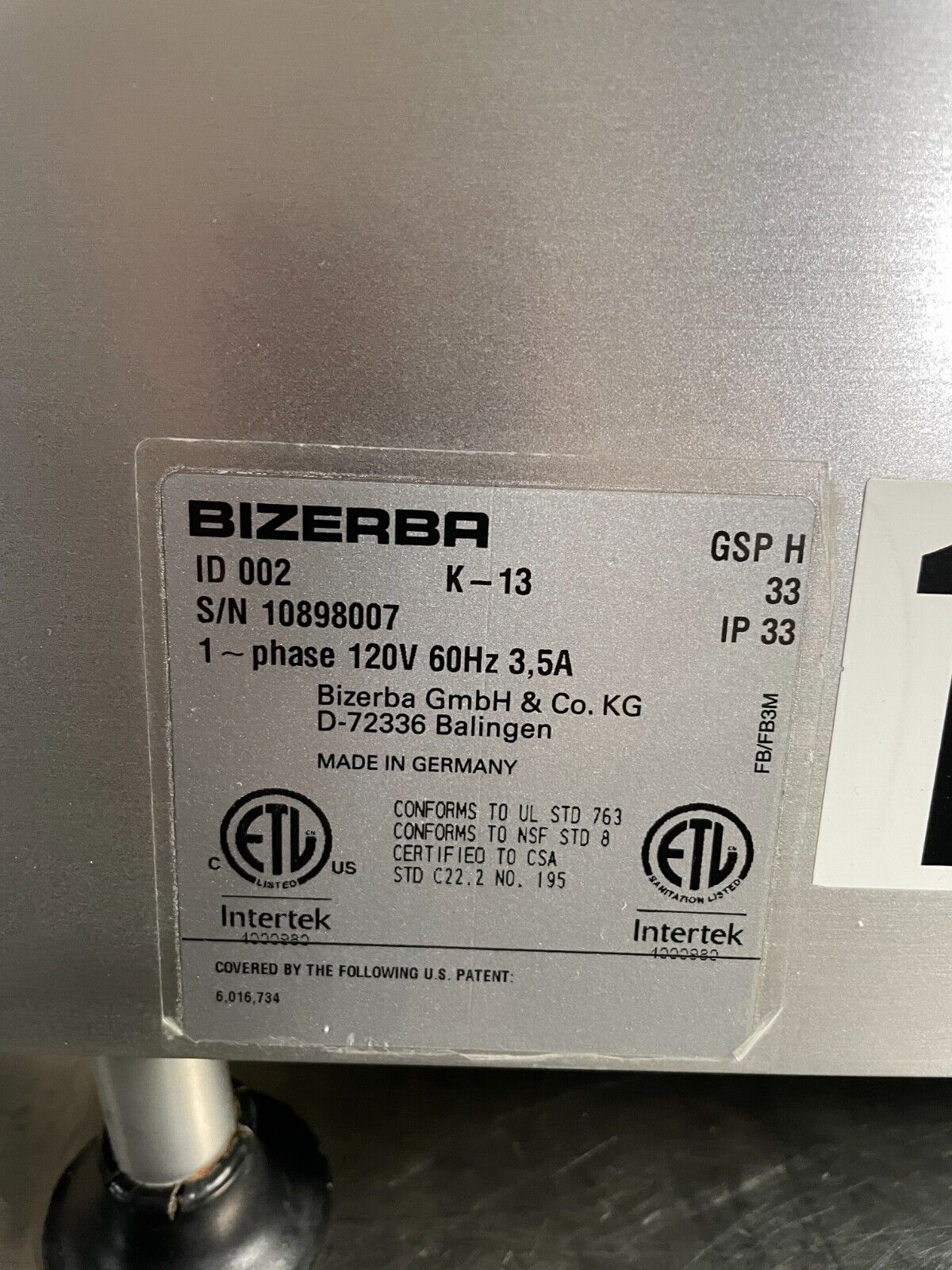 Bizerba GSP-H Deli Slicer w/ Sharpener - Image 8