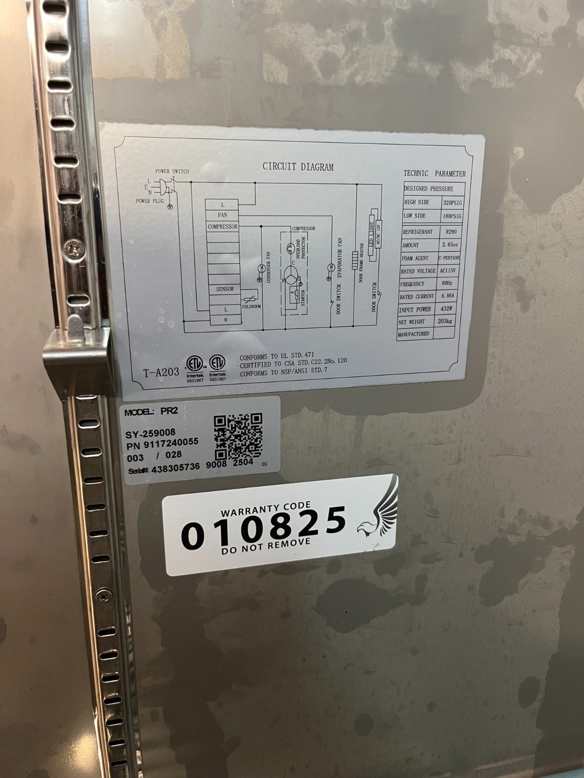 Precision PR2 Reach-In 2-Door Refrigerator - Image 9