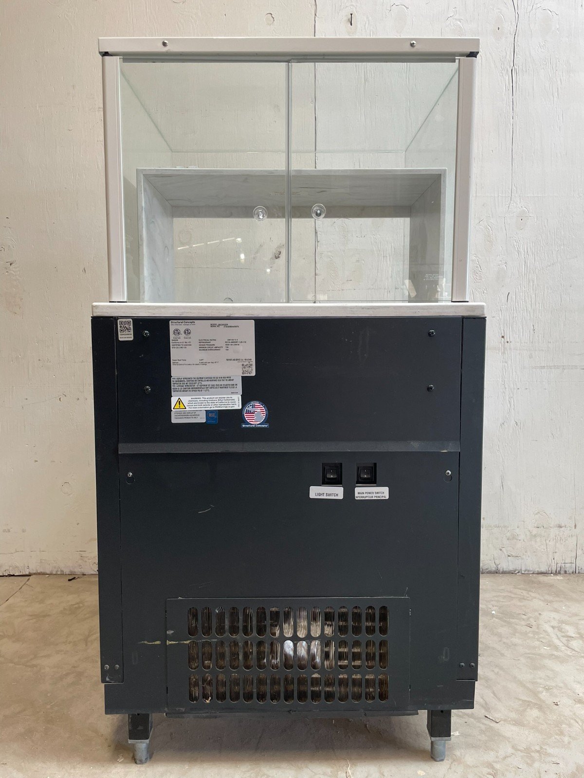 Structural Concept SBZZ852DR Glass Top 28" Display Case - Image 10
