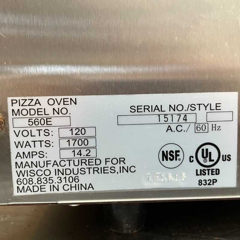 Wisco 560E Countertop Electric Pizza Oven - Image 11
